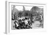 The Royal Family in the Highlands; Tug of War - Late 19th Century-null-Framed Giclee Print