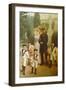 The Royal Family in the Park at Sanssouci, 1891-William Friedrich Georg Pape-Framed Giclee Print