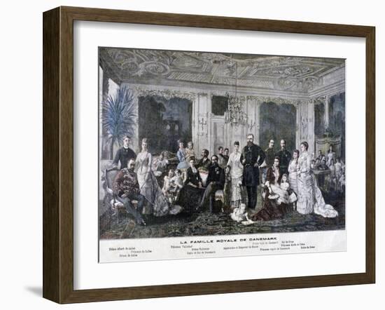 The Royal Family of Denmark, 1891-Henri Meyer-Framed Giclee Print