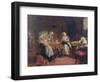 The Royal Family of France in the Temple-Edward Matthew Ward-Framed Giclee Print