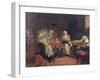 The Royal Family of France in the Temple-Edward Matthew Ward-Framed Giclee Print
