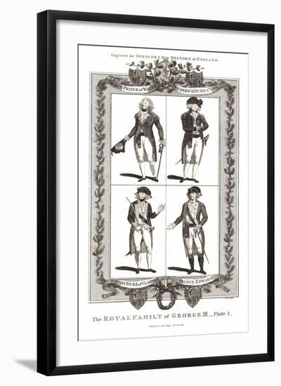 The Royal Family of George III, Januay 18th 1794-Alex Hogg-Framed Giclee Print