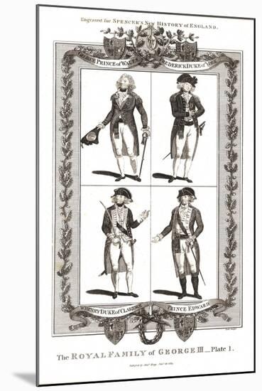The Royal Family of George III, Januay 18th 1794-Alex Hogg-Mounted Giclee Print