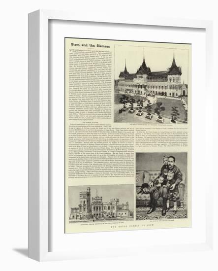 The Royal Family of Siam-null-Framed Giclee Print