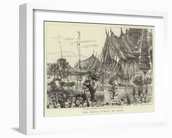 The Royal Family of Siam-null-Framed Giclee Print