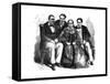 The Royal Family of Tahiti, 1864-null-Framed Stretched Canvas