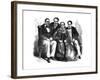 The Royal Family of Tahiti, 1864-null-Framed Giclee Print