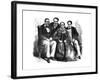 The Royal Family of Tahiti, 1864-null-Framed Giclee Print