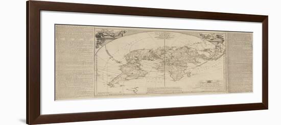 The Royal Geographical Pastime: Exhibiting a Complete Tour Round the World, London, 1770-Thomas Jefferys-Framed Giclee Print