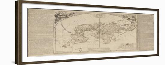 The Royal Geographical Pastime: Exhibiting a Complete Tour Round the World, London, 1770-Thomas Jefferys-Framed Giclee Print