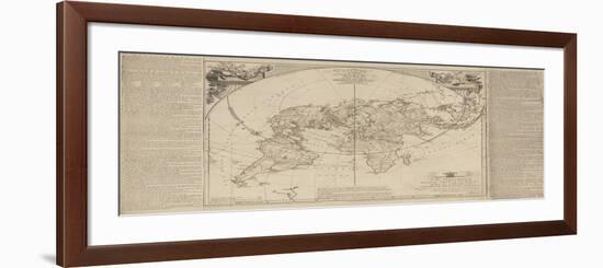 The Royal Geographical Pastime: Exhibiting a Complete Tour Round the World, London, 1770-Thomas Jefferys-Framed Giclee Print