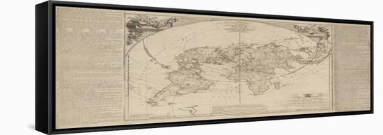 The Royal Geographical Pastime: Exhibiting a Complete Tour Round the World, London, 1770-Thomas Jefferys-Framed Stretched Canvas