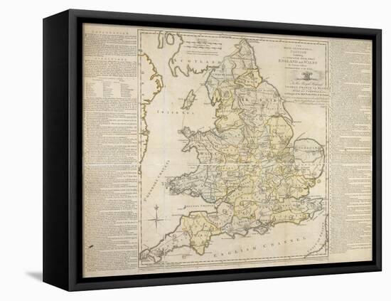 The Royal Geographical Pastime, Exhibiting a Complete Tour Thro' England and Wales, London, 1770-Thomas Jefferys-Framed Stretched Canvas