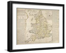 The Royal Geographical Pastime, Exhibiting a Complete Tour Thro' England and Wales, London, 1770-Thomas Jefferys-Framed Giclee Print