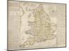 The Royal Geographical Pastime, Exhibiting a Complete Tour Thro' England and Wales, London, 1770-Thomas Jefferys-Mounted Giclee Print