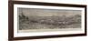 The Royal Greek Wedding, a Panoramic View of Athens in 1889-null-Framed Giclee Print