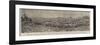 The Royal Greek Wedding, a Panoramic View of Athens in 1889-null-Framed Giclee Print