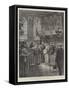The Royal Home-Coming at Bucharest, Ceremony in the Metropolitan Church-William Heysham Overend-Framed Stretched Canvas