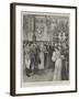 The Royal Home-Coming at Bucharest, the Mayor Offering Bread and Salt at the Railway Station-Amedee Forestier-Framed Giclee Print