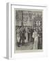 The Royal Home-Coming at Bucharest, the Mayor Offering Bread and Salt at the Railway Station-Amedee Forestier-Framed Giclee Print