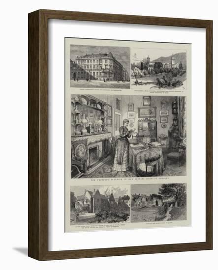 The Royal Homes-Godefroy Durand-Framed Giclee Print