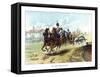 The Royal Horse Artillery, C1890-Geoffrey Douglas Giles-Framed Stretched Canvas