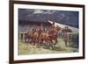 The Royal Horse Artillery Drive at the Searchlight Tattoo-William Barnes Wollen-Framed Giclee Print