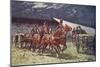 The Royal Horse Artillery Drive at the Searchlight Tattoo-William Barnes Wollen-Mounted Giclee Print