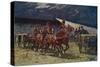 The Royal Horse Artillery Drive at the Searchlight Tattoo-William Barnes Wollen-Stretched Canvas
