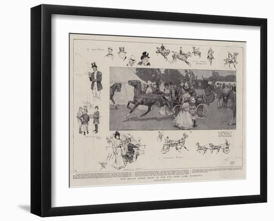 The Royal Horse Show in the Old Deer Park, Richmond-Frank Craig-Framed Giclee Print