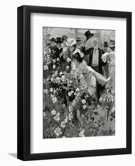 The Royal Horticultural Society's Show in the Temple Gardens-Frank Craig-Framed Giclee Print