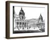 The Royal Hospital, Greenwich, London, 19th Century-null-Framed Giclee Print