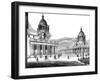 The Royal Hospital, Greenwich, London, 19th Century-null-Framed Giclee Print