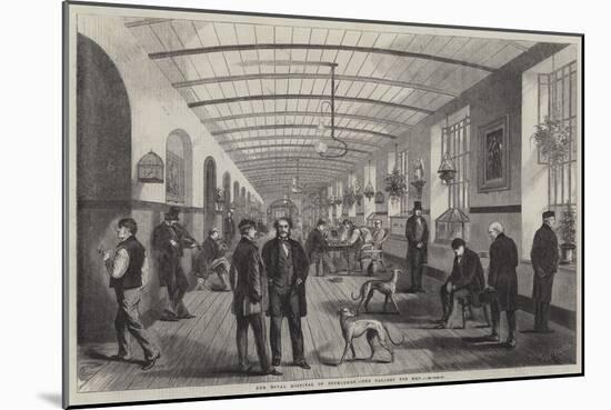 The Royal Hospital of Bethlehem, the Gallery for Men-Frank Vizetelly-Mounted Giclee Print
