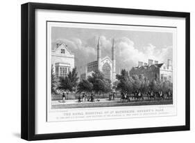 The Royal Hospital of St Katherine, Regent's Park, London, 1827-William Tombleson-Framed Giclee Print