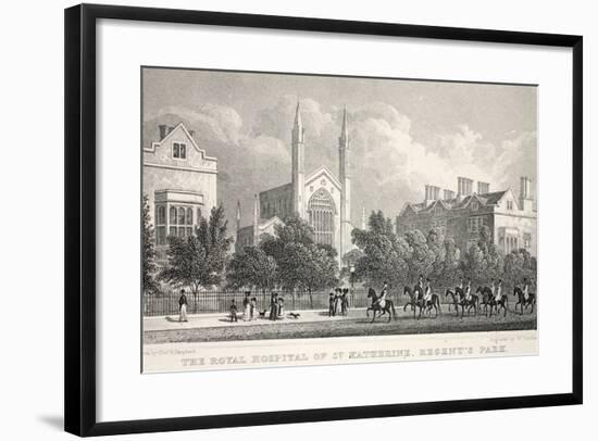 The Royal Hospital of St Katherine-Thomas Hosmer Shepherd-Framed Giclee Print