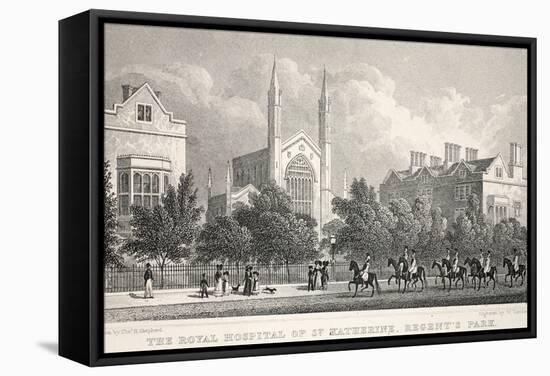 The Royal Hospital of St Katherine-Thomas Hosmer Shepherd-Framed Stretched Canvas