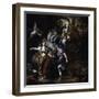 The Royal Hunt of Dido and Aeneas, C.1712-14 (Oil on Canvas)-Francesco Solimena-Framed Giclee Print