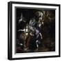 The Royal Hunt of Dido and Aeneas, C.1712-14 (Oil on Canvas)-Francesco Solimena-Framed Giclee Print
