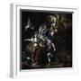 The Royal Hunt of Dido and Aeneas, C.1712-14 (Oil on Canvas)-Francesco Solimena-Framed Giclee Print