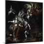 The Royal Hunt of Dido and Aeneas, C.1712-14 (Oil on Canvas)-Francesco Solimena-Mounted Giclee Print