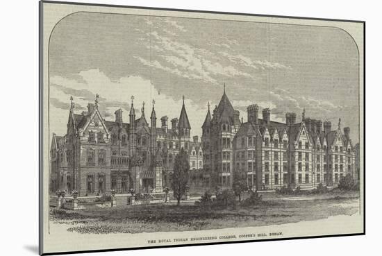 The Royal Indian Engineering College, Cooper's Hill, Egham-null-Mounted Giclee Print