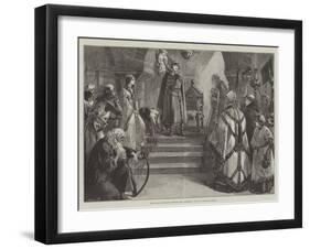 The Royal Institute Costume Ball Tableaux, Sir J D Linton's Group-William Heysham Overend-Framed Giclee Print