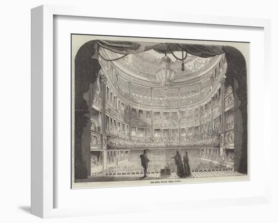 The Royal Italian Opera, Lyceum-null-Framed Giclee Print