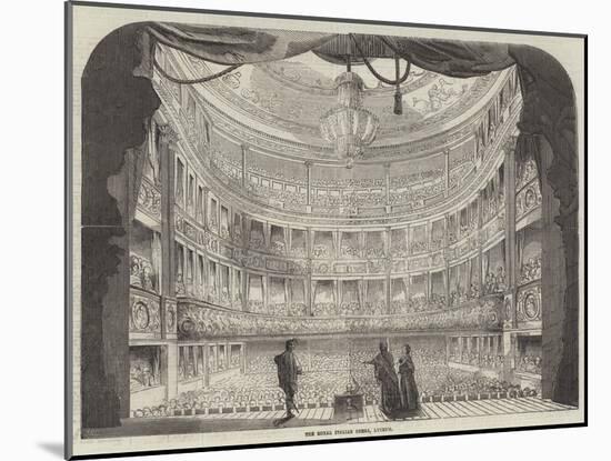The Royal Italian Opera, Lyceum-null-Mounted Giclee Print