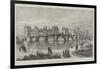The Royal Jubilee Exhibition, Newcastle-On-Tyne, the Old Tyne Bridge-Thomas Harrington Wilson-Framed Giclee Print