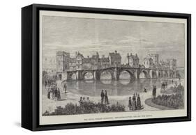 The Royal Jubilee Exhibition, Newcastle-On-Tyne, the Old Tyne Bridge-Thomas Harrington Wilson-Framed Stretched Canvas