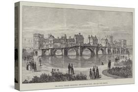 The Royal Jubilee Exhibition, Newcastle-On-Tyne, the Old Tyne Bridge-Thomas Harrington Wilson-Stretched Canvas