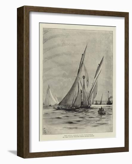 The Royal London Yacht Club Match-Charles William Wyllie-Framed Giclee Print