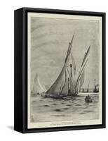 The Royal London Yacht Club Match-Charles William Wyllie-Framed Stretched Canvas